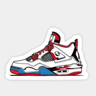 AJ IV - Sketch ! HOT WEAR !!! HOT DRIP !! Sticker